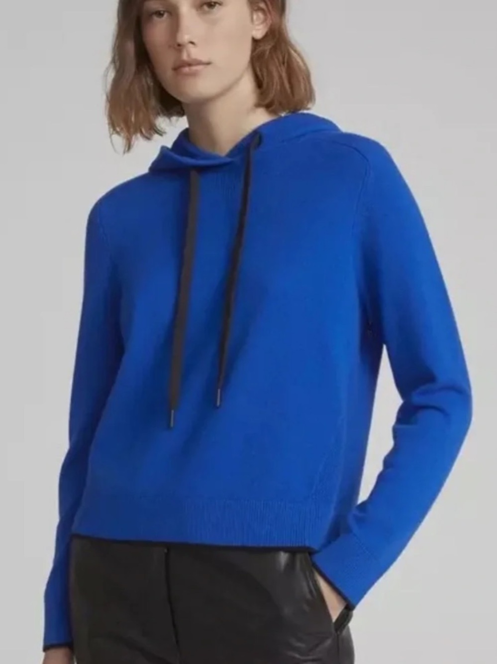 Rag & Bone Yorke Cashmere Sweater Hoodie Size XS Blue